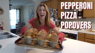 Pepperoni Pizza Popovers (aka American Yorkshire Puddings) | Tara Evans