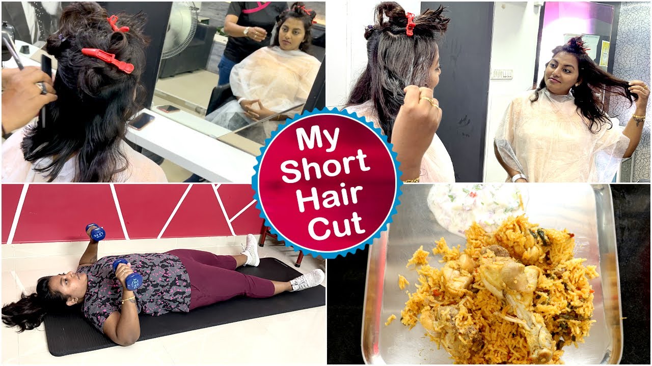 Ivlo Hair Cut Panniyachi !! | Again Short haircut | Amazon Fashion haul | Karthikha Channel Vlog