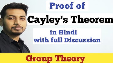 Cayley Theorem | Proof of Cayley Theorem | Permutation Group | Group Theory | Bsc maths | Msc maths