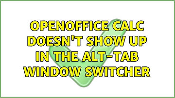 Ubuntu: OpenOffice Calc doesn