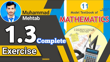Exercise 1.3 class 11 NBF | Ex 1.3 class 11 NBF | National book foundation
