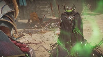 Mk11 - Spawn vs S.Khan intro - Skull F-er