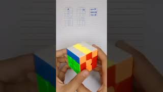 How to make gift box pattern on Rubik cube #cube #cubers #famous #shorts