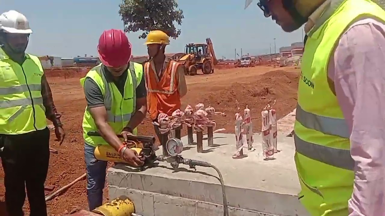 pull out test Procedure  in marathi | steel rebar test | civil engineer