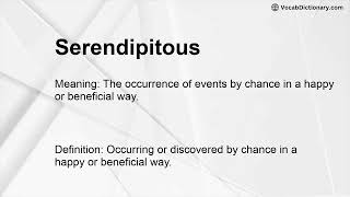 Serendipitous Meaning