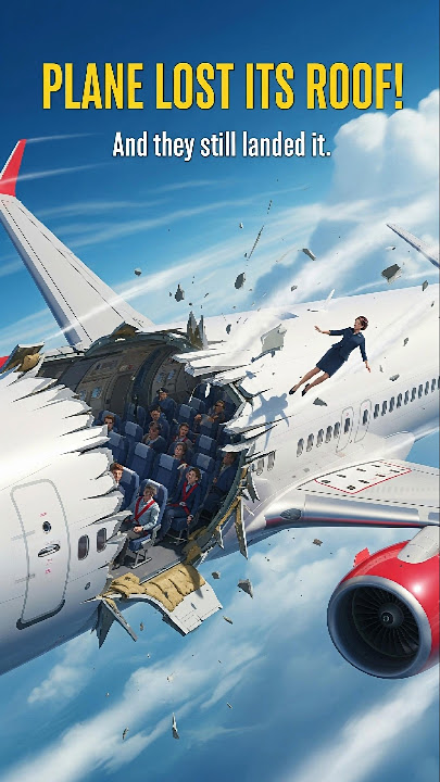 When a Plane’s Roof Blew Off at 24,000 Feet! ✈️ #aviationhistory