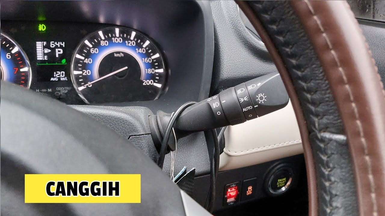 Tutorial Menggunakan Tuas Wiper dan Lampu Toyota Rush