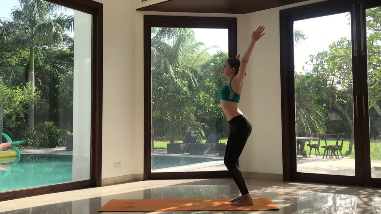 5-Minute Morning Yoga - YouTube