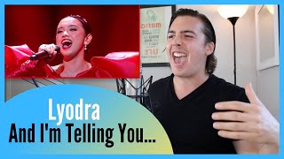 REAL Vocal Coach Reacts to Lyodra Singing 'And I'm Telling You I Am Not Going...'