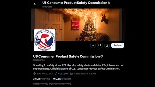 The US Consumer Product Safety Commission Twitter Account is Schizophrenic