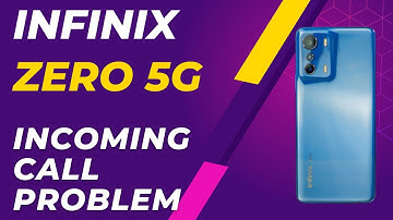 Infinix Zero 5g Incoming Call Problem Fix || Incoming call not showing on display issue