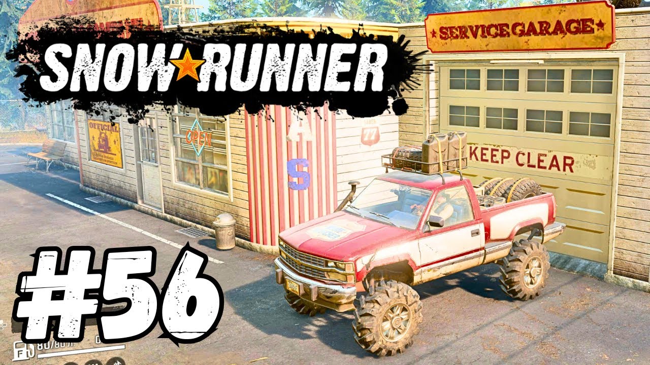 Нашёл улучшение и заброшенный грузовик в болоте | SnowRunner Gameplay