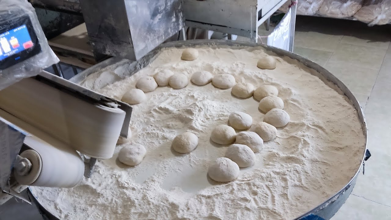 Baking Tufton Bread Baking Iranian Bread Cooking Tufton Bread in Bushehr Iran