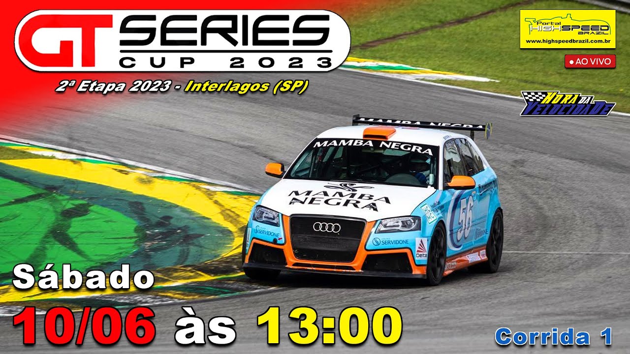 GT SERIES CUP | Corrida 1 | 2ª Etapa 2023 | Interlagos (SP) | Ao Vivo ...