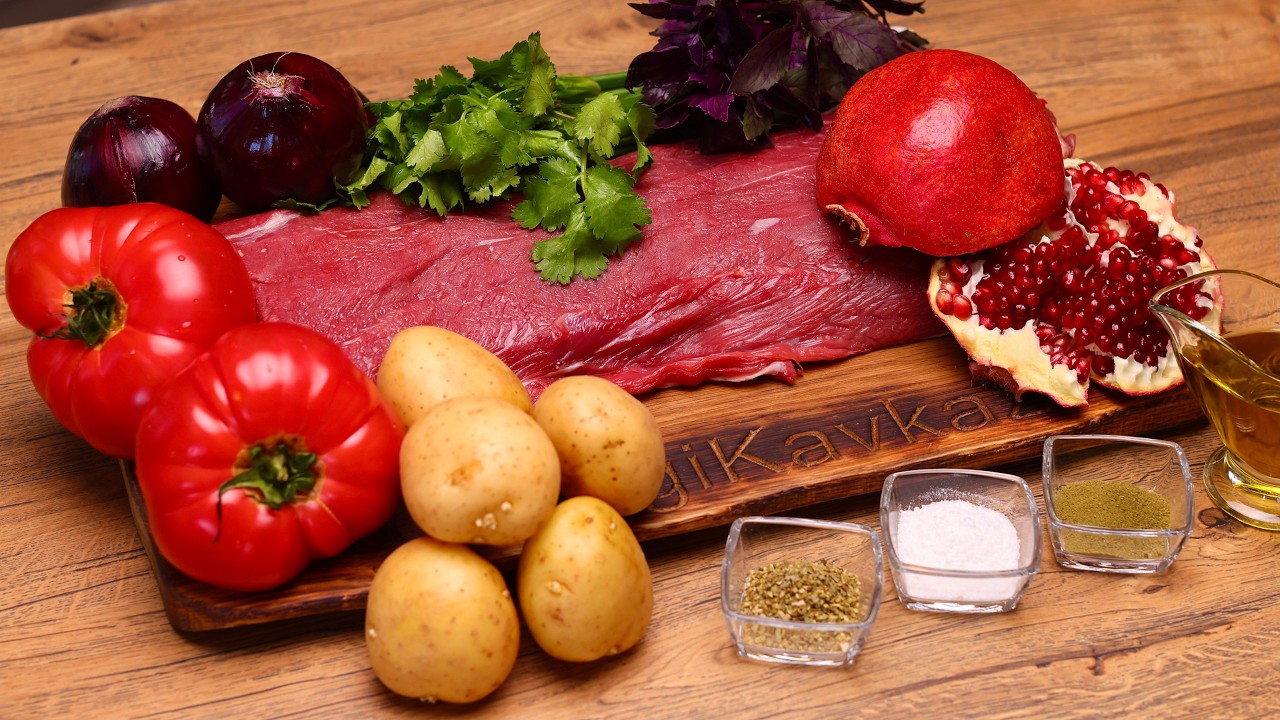 МЯСО с ОВОЩАМИ в ДУХОВКЕ.