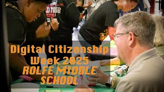 Digital Citizenship Week 2025 at Rolfe Middle School