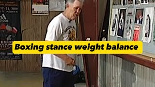 Kenny Weldon - Boxing lesson, boxing stance The Rack.