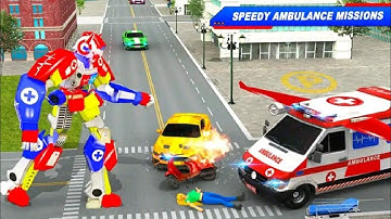 Flying Ambulance Robot Game