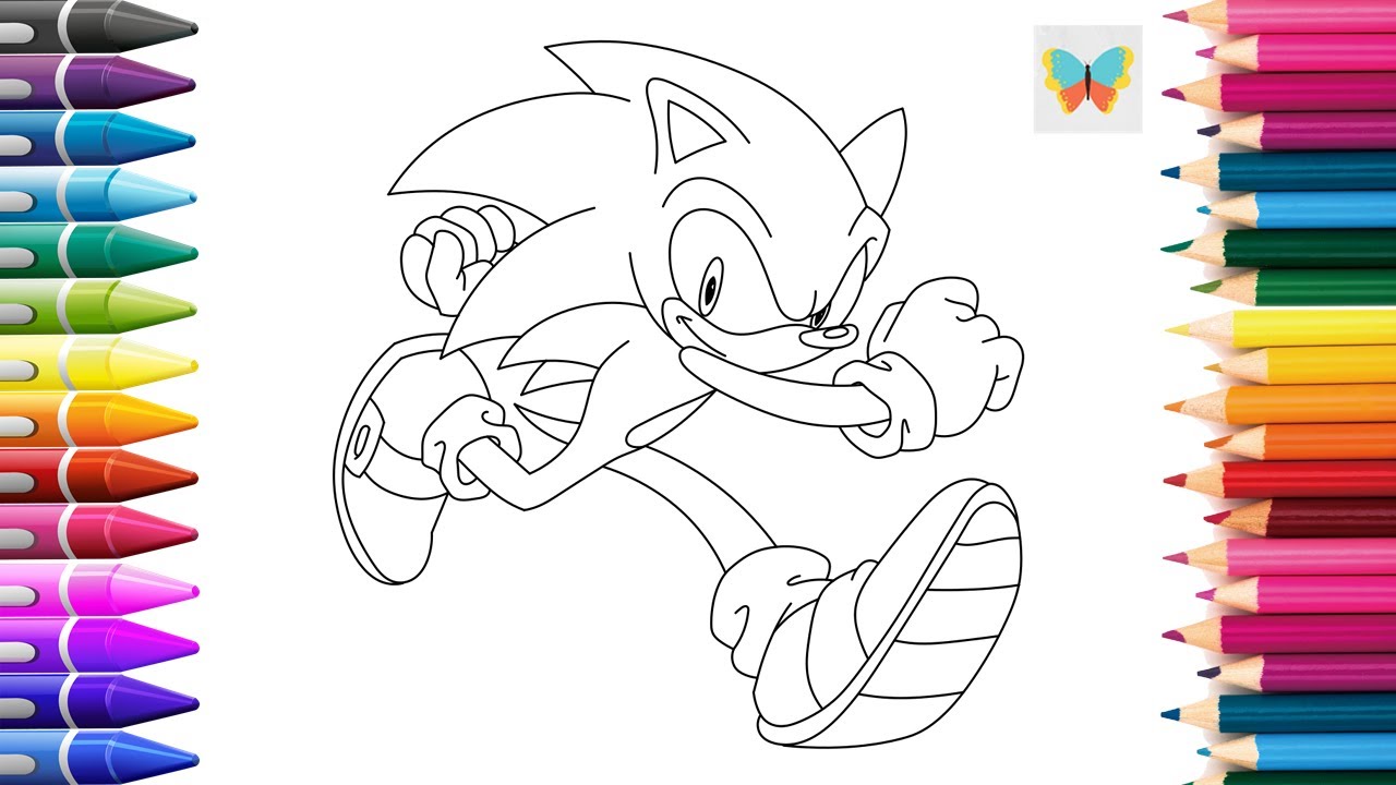 Покажи видео как рисовать соника