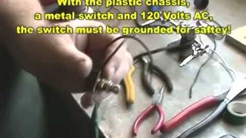 Wiring 120V ground switch | Build a static grass applicator | Model Railroad Hobbyist | MRH