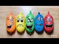 FUNNY BALLOONS!!! Making GLOSSY SLIME!! Satisfying Slime Video