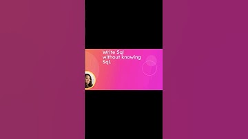 Write Sql without knowing Sql | Ai Sql Editor #sql #database #mysql #shorts #technology #aishorts