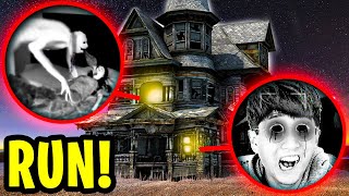 WE FOUND THIS AT 3 AM!?! *CURSED HAUNTED HOUSES* (LANKYBOX REACTION)