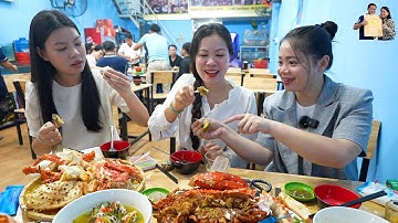 A Chen Chủ quán 54 Tân Sơn Nhì bất ngờ mở thêm Quán Mới ăn Đại tiệc Hải sản cùng Chị Sương ô tô tải