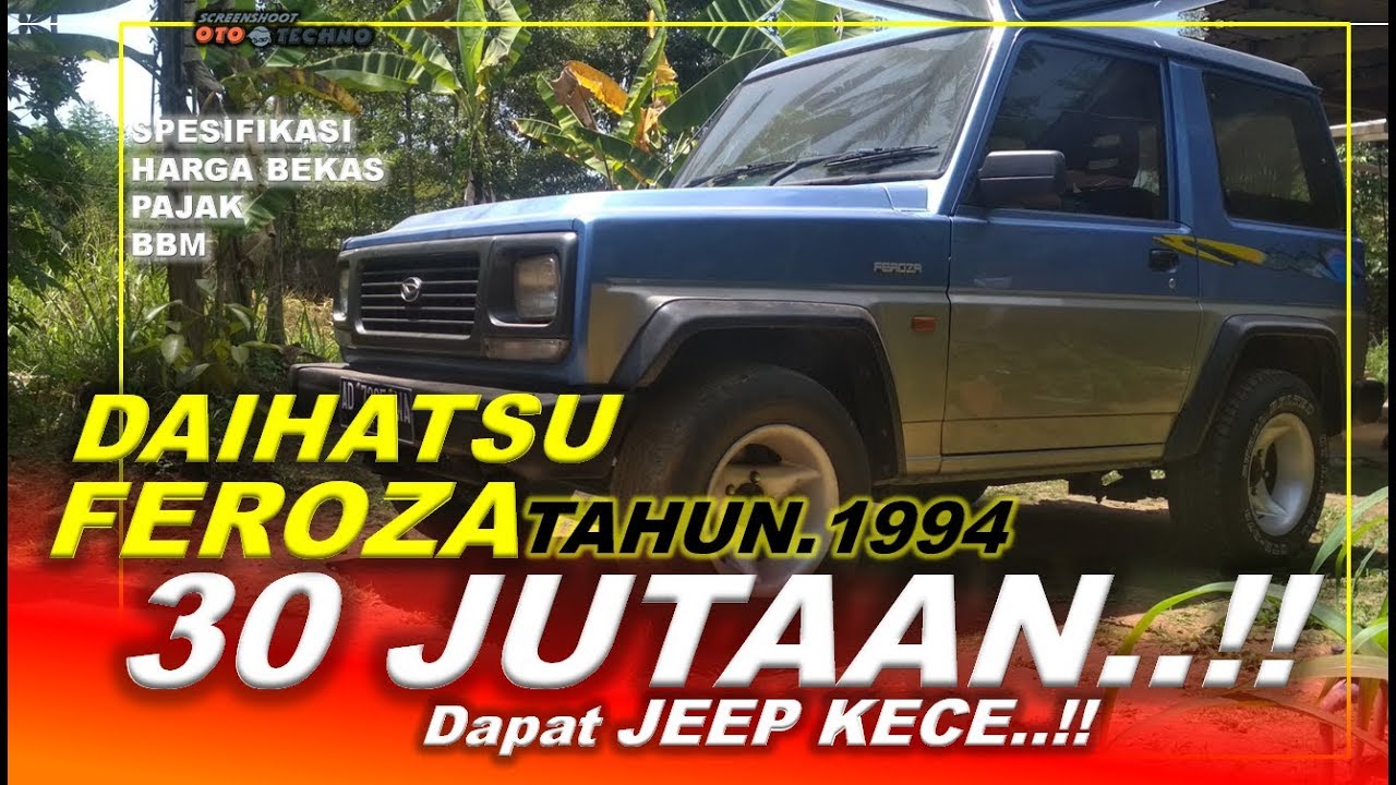 30 Jutaan Dapat Jeep Keren Daihatsu Feroza 1994 Walkaround