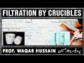 Filtration by crucible|| Gooch Crucible and Sintered Glass Crucible || Difference|| Animation|| F.Sc video lecture