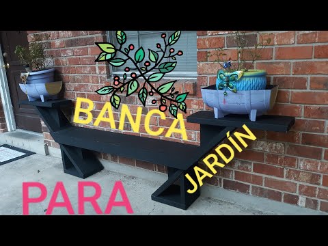 Video: Ideas de bancos para macetas: cómo hacer un banco para macetas para jardinería