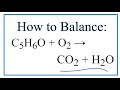 Balancing Combustion Reactions