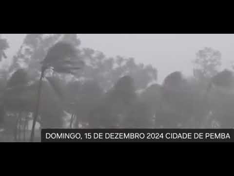 MOÇAMBIQUE: Ciclone Chido faz passa pela cidade de Pemba e faz grandes estragos