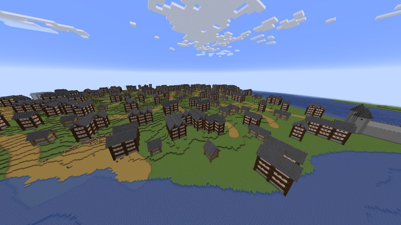Minecraft Kingdom Build - YouTube