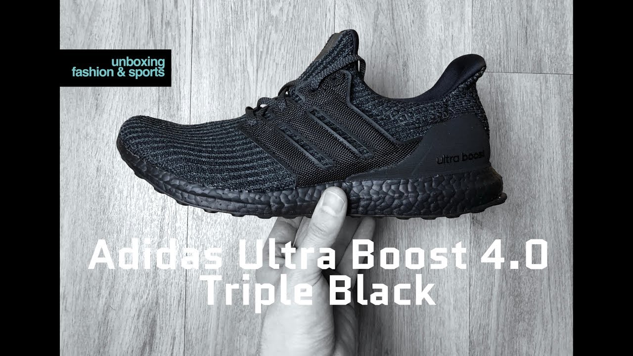 ultra boost triple black 2018