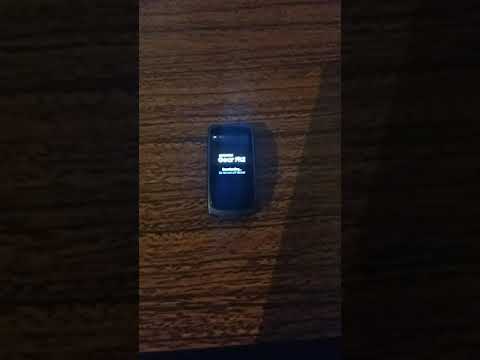 Samsung gear fit 2 - downloading turn off device - Problem