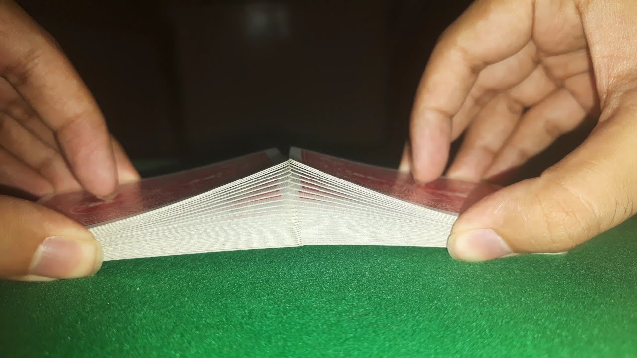 LEARN HOW TO CHEAT AT CARDS (riffle stacking) advanced and difficult sleight of hand