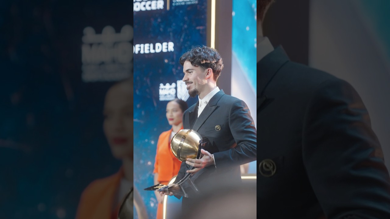 Last night at the Globe Soccer Awards 🏆