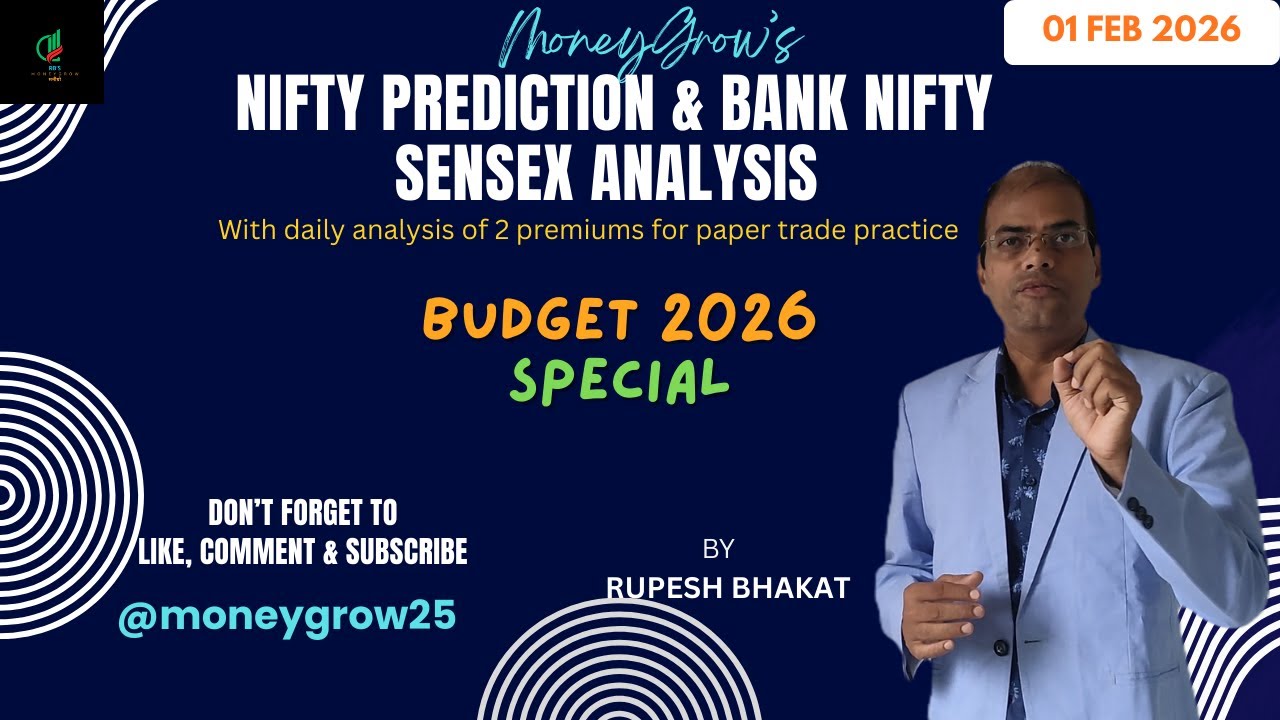 [ 1st FEB 2026 ] Nifty Sensex BN prediction & Analysis for Budget Day 