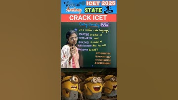 AP ICET 2026 Coding–Decoding Tricks | Fast Method For MBA Entrance #youtube #yt #shorts