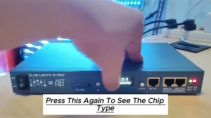 How to use artnet led controller gc6612 to work with fast led software online and offline #GC6612pro