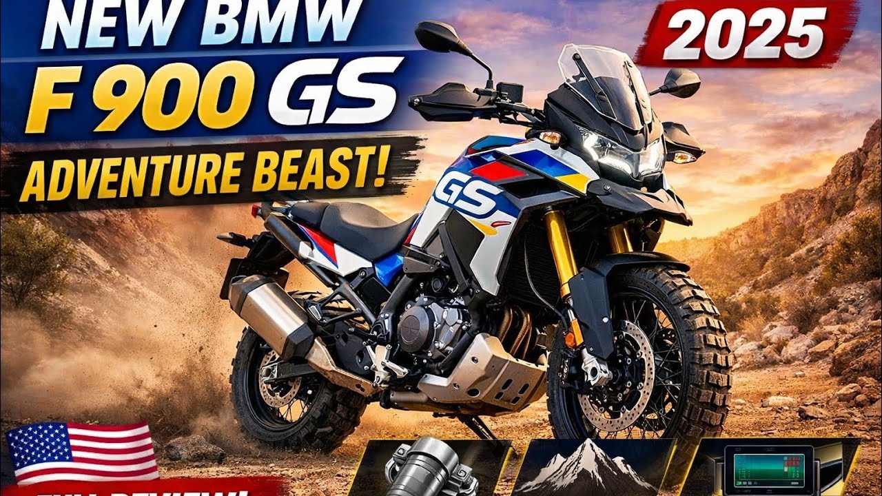 BMW F 900 GS 2025 – New Adventure Beast in USA 🇺🇸 | Full Review & Specs