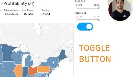 Simple Tableau Toggle button within 4 mins (Show-Hide button) without Parameter Action :)