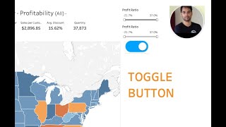 Simple Tableau Toggle button within 4 mins (Show-Hide button) without Parameter Action :)