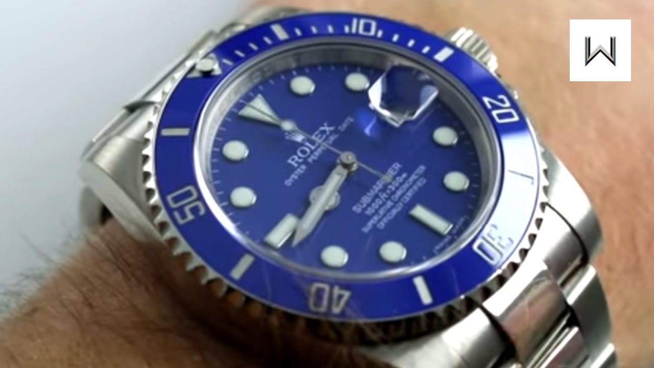 rolex sub smurf