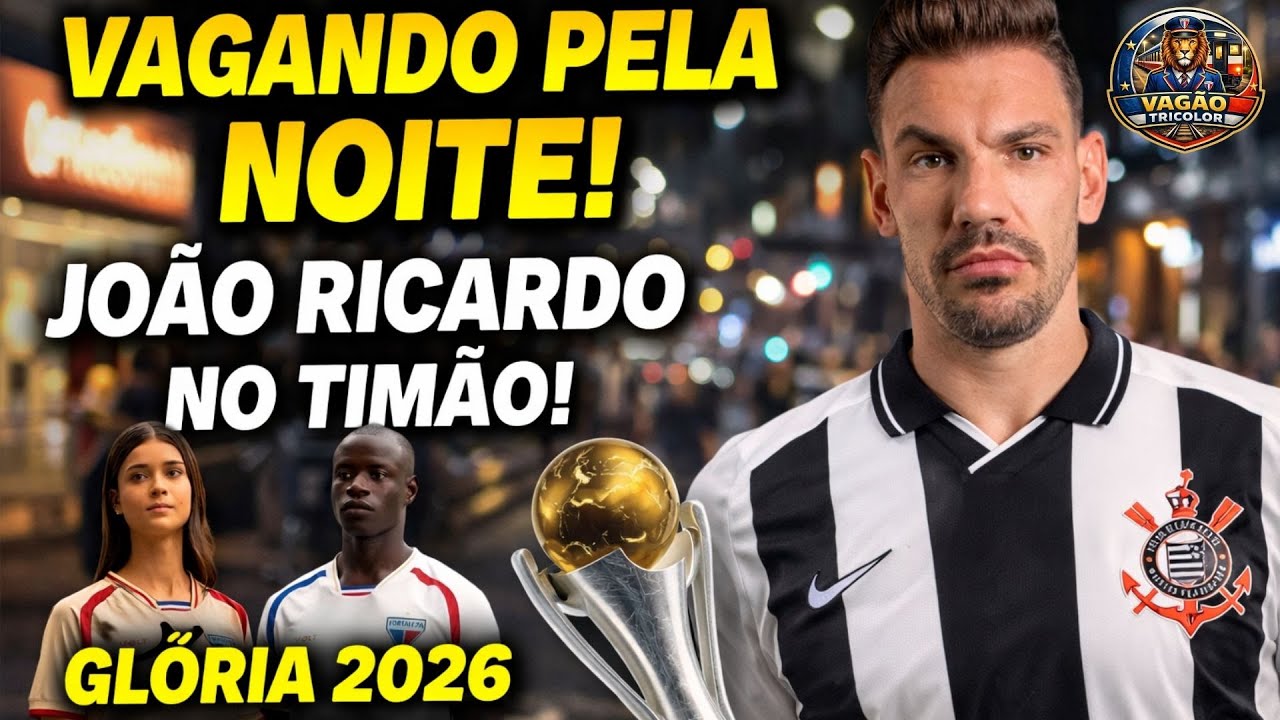 VAGANDO PELA NOITE! JOÃO RICARDO NO TIMÃO! GLÓRIA 2026 LANÇADA!