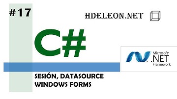 Curso de C# .NET | Sesión, Datasource en windows forms | #17