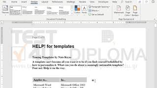 Create A Custom Color Template With The Name Test4U.