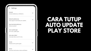 Cara Matikan (Off) Kemas Kini Automatik Aplikasi di Google Play Store (Jimat Data & Storan!)