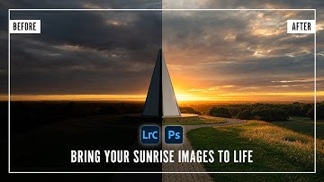 Editing a warm Sunrise with Adobe Lightroom and Photoshop